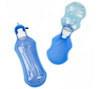 QDLTGBD Dog Water Bottle 250 500ml Dog Water Bottle Folding Drinker Plastic Portable Water Bottle Pets Outdoor Travel Drinking Water Feeder-blue-250ml