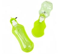 QDLTGBD Dog Water Bottle 250 500ml Dog Water Bottle Folding Drinker Plastic Portable Water Bottle Pets Outdoor Travel Drinking Water Feeder-green-250ml