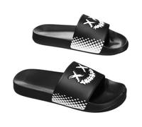 QDLTGBD Men‘s Summer Slippers Beach Slippers, Lightweight Sandals, Bedroom Bathroom Slippers-black-43