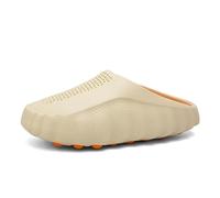 QDLTGBD Men‘s Summer Slippers Stylish Men's Outdoor Lightweight Non-slip Low-top Slippers, Waterproof -43-beige