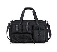 QDLTGBD Travel Tote Large Capacity Travel Bag, Hand-held Crossbody Bag, Double-Back Dry and Wet Separation Luggage Bag with Shoe Compartment-black-48 * 28 * 30cm