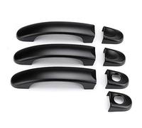 QDouiMOO 1 Set 8-Style Exterior Door Handle Cover Trim for T5 (2003-2015), for T6 (2015+), for Van (2004-2015) Car Exterior Door Handles(7pcs Matte Black)