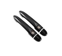 QDouiMOO Black Car Door Handle Cover Trim Styling for Megane 3 MK3 III 2008-2011, 2012-2014, 2016 Car Exterior Door Handles( 2dr No Key 2 Buttons9)
