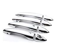 QDouiMOO Car Carbon Fiber Pattern External Door Handle Decorative Cover for Alfa for Romeo for Giulia & for Stelvio Car Exterior Door Handles( Silver-b)