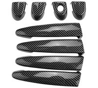 QDouiMOO Carbon Fiber Exterior Door Handle Cover for BMW 1 2 3 4 Series E87 E90 E91 E92 E93 F30 for BMW X1 X2 X3 X4 X5 X6 LHD Car Exterior Door Handles