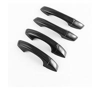 QDouiMOO Exterior Door Handle Shell Cover Trim Sticker for Skoda for Octavia A7, for Golf 7 2014-2019 Carbon Fiber Car Styling Accessories Car Exterior Door Handles( Carbon 0 Button)