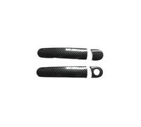 QDouiMOO Imitation Carbon Fiber Door Handle Cover Trim for Vw E-Up GTI for TSI R Fo for R Line 2020 Car Exterior Door Handles( A)