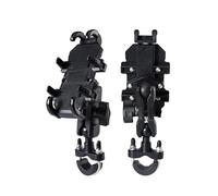 QDouiMOO Motorcycle GPS Mount Universal Aluminum Bike Mobile Phone Holder Navigation Bracket GPS Shockproof Handlebar Holder GPS Mount Bracket Holder(A2)