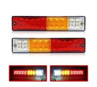 QDouiMOO Tail Light 12V 24V Forklift Tail Lights 2 X Rear For Loader Trailer Back Headlights Tractor Taillight Accessories Parts(12V)