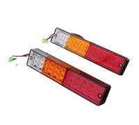 QDouiMOO Tail Light 2× 10-30v Car Light Assembly 12V Tail Lights For Trailers Caravana Trucks Rear Brake Turn Signal Indicator Taillights(10-30V DC)
