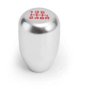 QDouiMOO Universal Racing car Gear Shift Knob Manual Short Throw Shifter 6 Speed Car Shift Knob(Silver)