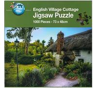 QDS English Village Cottage 1000 Piece Jigsaw Puzzle Rural Countryside Puzzle 1000pc