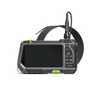 QDTimes Borescopes/endoscopes NTS500 Endoscope-Borescope with 5" IPS Screen, IP67 Waterproof 1080P HD Inspection Camera for Car Pipe Plumbing HVAC (Auto Focus-12.5mm diameter-3Meter)