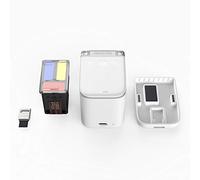 QDTimes kongten mini Inkjet Handheld Printer Portable Mobile Mini Color Printers Customized Code Label Symbol Pattern Printing Machine Tattoo Printer (1 Color cartridge)