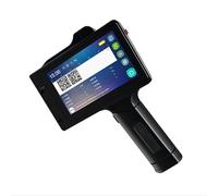 QDTimes S9 multi-Language multi-color handheld portable hand jet printer logo expiry date inkjet printer for bottle pipe tube food bag batch coding machine(2*yellow Ink cartridge)