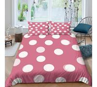 QDZHCPMYK 3D Printed Polka dots Bedding Cover Polyester Modern pattern design Duvet Cover Wrinkle Resistant Hypoallergenic Lightweight Comfortable Easy Care for Bedroom Daily Use King（220x240cm）