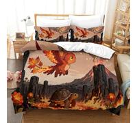 QDZHCPMYK Chinese Loong Duvet Cover Sets 3 PCS Hotel Quality Quilt Cover Bedding Bed Covers with Pillowcases with Zipper Closure Hypoallergenic Soft Breathable Microfiber Single(140x200cm)