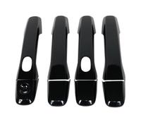 QDZVALUMV Car Door Handles Cover Shell Compatible with for Explorer 2011-2018 Car Outer Side Door Handle Cover Trim Protector Front Rear Set(Black)