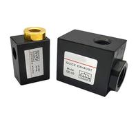 QE-01 QE-02 QE-03 QE-04 1/8" 1/4" 3/8" 1/2" Pneumatic Quick Exhaust Air Control Valves(QE-04)