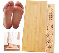 QEAHZ Sadhu Board - Copper nails, 10mm, Large Size, For beginners, Wooden boards for feet, for Yoga and Meditation, Bamboo