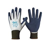 QEARSAFETY 1 Pair Garden Work Glove, Latex Rubber Fully Coated, Knitted Liner, Flexible, Water/Mud Proof For Palm and Back, Anti-Slip,Small Thorn Resistance (10/XL)