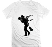 QECEOG Men's Tom Waits g Star t Shirt s Damen White