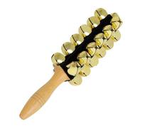 Qectial 25 Bells Wood Gifts Sleigh Bells for Musical Performance Wedding Christmas