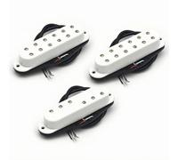 Qectial 3 Pieces Electric Guitar Pickup | Wiring Component, Mini Guitar Pickup, Portable, Electronics, White