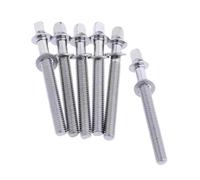 Qectial 6 Tension Screws for Drum Sets, Replacement Screws for Bass Drum And Snare Drum, Wear-resistant Metal, Suitable for Jazz Drum Repair, M5x70mm
