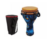 Qectial Acoustic Hand Drum with Customizable Artistic Design Deep Bass Drumhead Portable Lightweight Mechanical Tuning Easy to Learn Suitable for Classes Stage School Adults, Peacock Gold