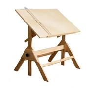Qectial Adjustable Drafting Table Drawing Table Artist Desk With Tilting Included And Screw For Layout In And Beech Suitable for studio practice planning