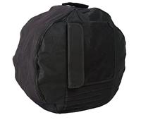 Qectial Bass Case Bag Cover Backpack Percussion Accessory Oxford Cloth with Shoulder Straps and Pocket Suitable for Marching Band School Events, Black, 24inch