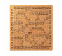 Qectial Children Puzzle Wooden Maze Board Brain Teaser Puzzle Toy Challenge Board Cognitive Skill Game Concentration Booster Smooth Wood Surface Suitable for kids homeschooling family, style to 2