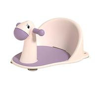 Qectial Cozy Bath Chair with Strong Suction Cups for Bathtime Bliss, Pink, 38cmx28cmx13cm