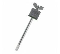 Qectial Cymbal Extension Rod Drum Stand Attachment Stack Style Secure Vertical Mount Layered Effects Suitable for, Long Cymbal Stacker Total Length 18cm