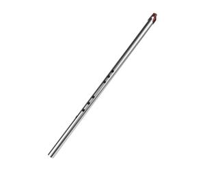 Qectial Dizi Flute Chinese Transverse Flute Stainless Instrument Portable Musical Instrument Easy to Play for Collectors And for Music Lessons, 61cm
