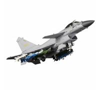 Qectial Fighter Aircraft Model Jet Airplane Diecast Collectible With Stand Modern Fighter Silhouette And Detail Accuracy Suitable for desktop display study, 1 48 J-10C Alloy Model Grey Active Service