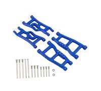 Qectial Front And Rear Axle Wishbone Set for RC Cars, Lightweight, Includes Mounting Kit, Easy Installation, Replacement Accessories, Blue