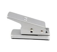 Qectial Guitar Pick Maker Punch Press Tool Multifunction Card Cut Machine Metal Steel Body Suitable for Birthday Presents Music Studio Giving, Silver
