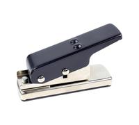 Qectial Guitar Pick Maker Punch Press Tool Multifunction Card Cut Machine Metal Steel Body Suitable for Birthday Presents Music Studio Giving, Black Silver