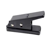 Qectial Guitar Pick Maker Punch Press Tool Multifunction Card Cut Machine Metal Steel Body Suitable for Birthday Presents Music Studio Giving, Black
