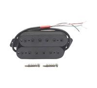 Qectial Guitar Pickup Humbucker Electric Coil Prewired Component Accessory Made of PP Material for Modern Metal Performances, Black 50mm