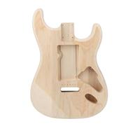 Qectial Industrial Body Electric Guitar Body ST Style Blank Unfinished Wood Paulownia Poplar Solid For Sanding Staining Painting For DIY Build Suitable for