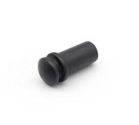 Qectial Industrial Peg Acoustic Guitar End Pin Plug Strap Button Replacement Component Ebony Choice Smooth Finish suitable for performance setups workshop repair music lessons, 12MM Ebony