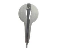 Qectial Jaw Harp Russian Mouth Musical Instrument Made of Metal with Beautiful Creative Function And Compact Size for Adults, Silver Circle