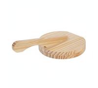 Qectial Kitchen Dumpling Dumpling Press Wrapper Maker Pastry Presser Empanada Press Solid Wood Hand Press Manual Tool Suitable for Home Cooking Family Meals Meal prep, 195-30 205G