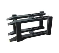 Qectial Miniature Parking Rack Support Garage Display Car Accessories Simulation Scene Micro PP Suitable for Photographer Decoration 1/64, 2 Layer Black