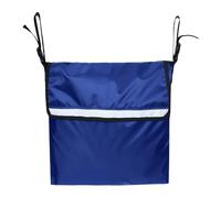 Qectial Organizer Rear Hanging Bag Mobility Storage Pouch Assist Device Organizer Oxford Polyester Material Multiple Compartments Suitable for Rehabilitation Daily Use, Blue