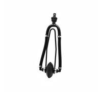 Qectial Outboard Engine Flusher with Muffs for Boat Motor Cooling System Flush Kit Nylon Stainless Steel Construction Suitable for Saltwater Removal Garden Hose Cleaning, Round Double Tube