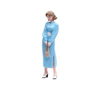 Qectial Resin Painted Figure Collectible Miniature Figurine Character Model Statue Sculpture Solid Resin Craft With Finely Sculpted Face And Accessory Detail, 1/18